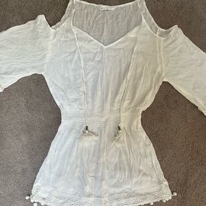 Ella Miss White Swim Coverup, XS